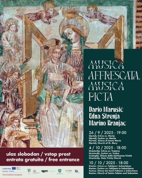 Ovaj vikend počinje ciklus koncerta Kantautori u kaštelima i Musica affrescata, musica picta.